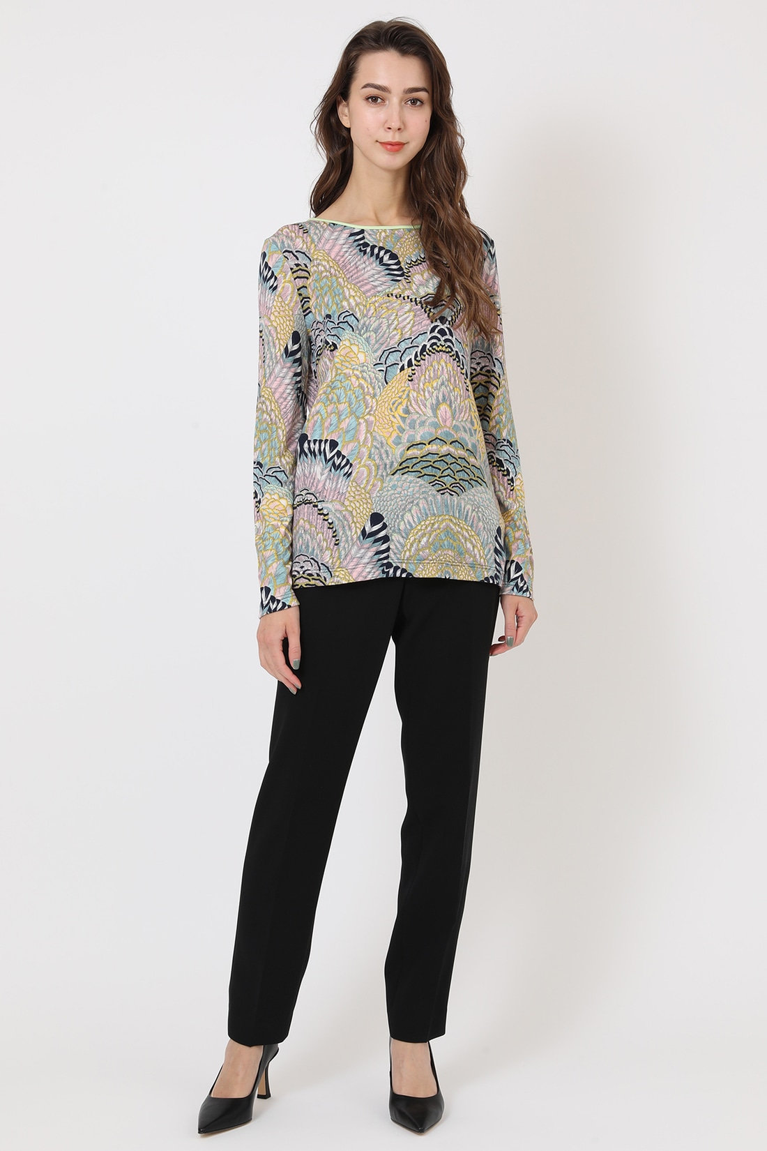 LEONARD PARIS インポートブラウス