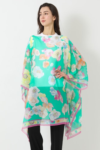 インポート　ポンチョ 詳細画像 ターコイズ/P13